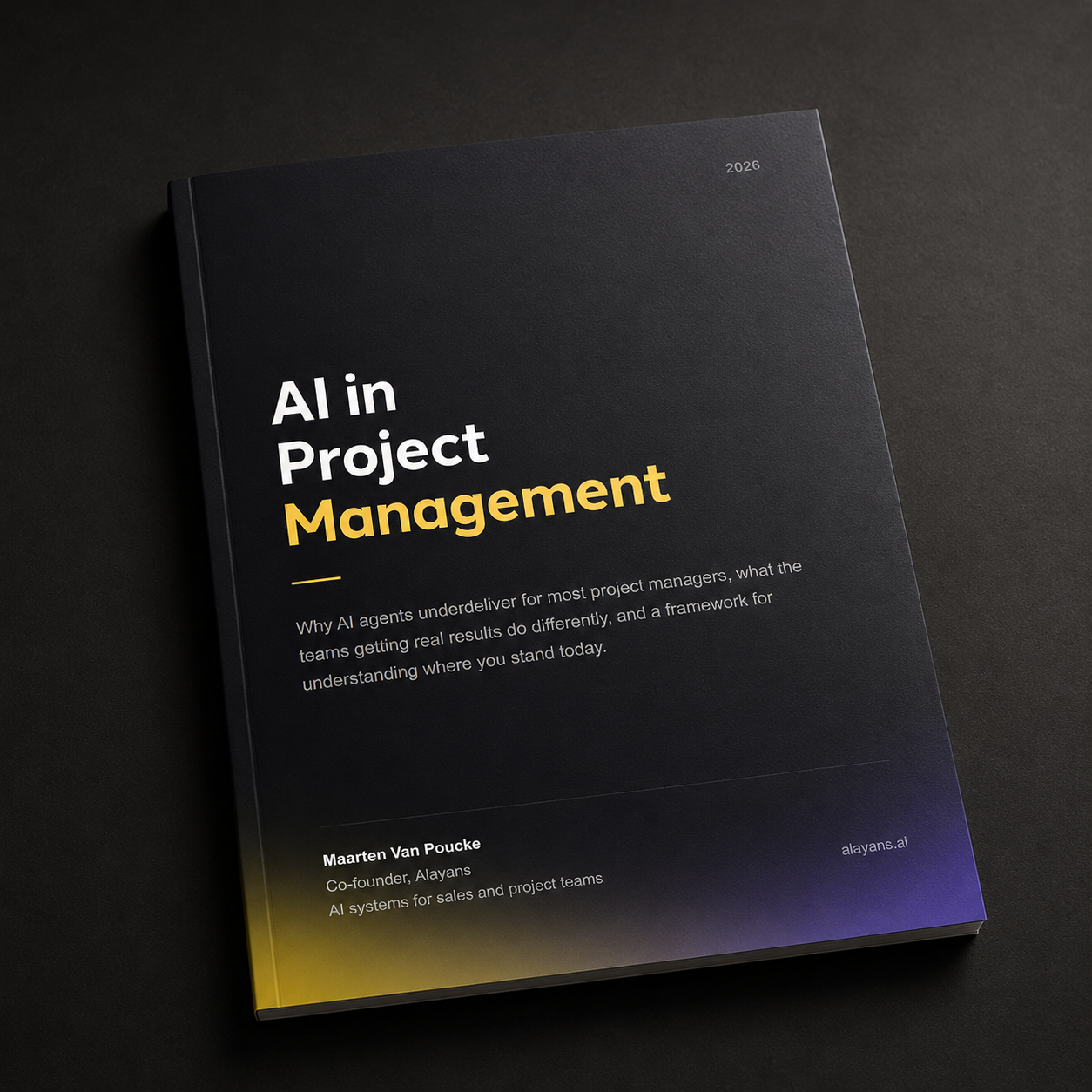 AI in Project Management whitepaper cover